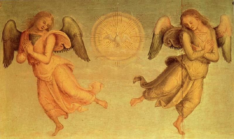 Pietro Perugino Detail of the  Saint Augustine Polyptych